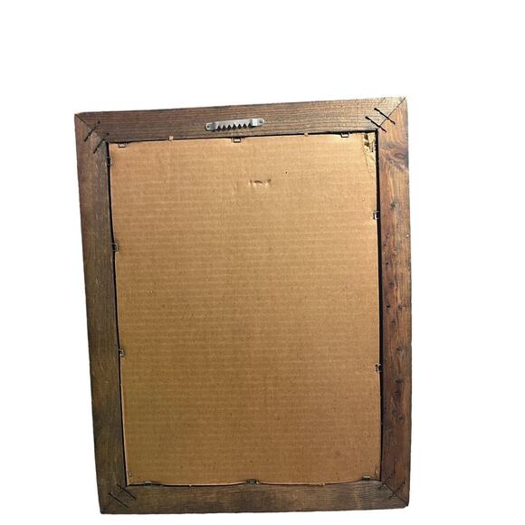 Vintage Bruce Springsteen Picture Fake Signature Framed Wood The River - Picture 4 of 5